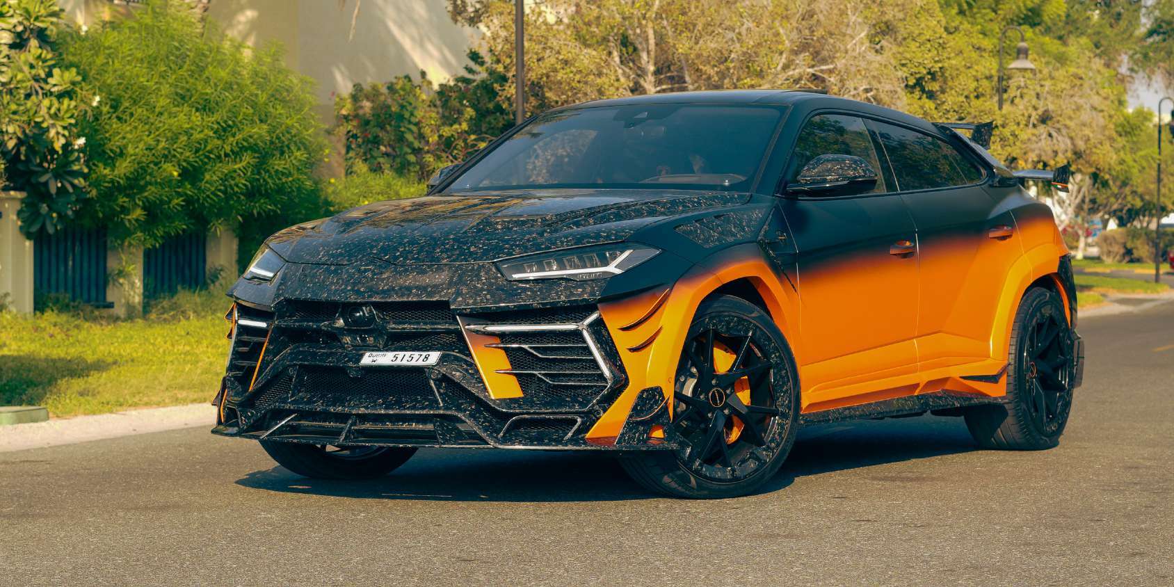Lamborghini Urus Mansory 2024 Orange and Black